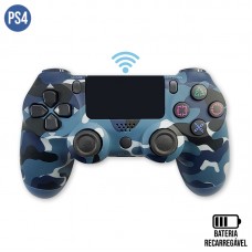 Controle sem Fio PS4 - Camuflado Azul